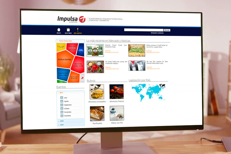 Plataforma de Vigilancia Tecnológica, Comercial y Normativa IMPULSA ALIMENTOS